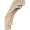 Ekena Millwork 3 1/2"W x 12"D x 16"H Merced Smooth Knee Brace, Douglas Fir BRC04X12X16MRC00SDF - alternate 1